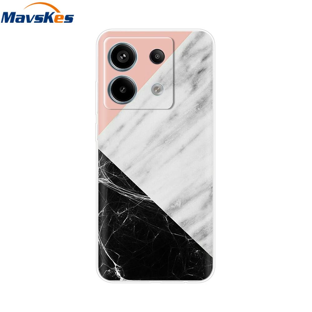 Handyhülle Für Xiaomi Redmi Note 13 Pro 5G Rückseite Niedlich Stoßfest Weich Klar Silikon TPU Für Redmi Note13 Note 13 Pro Funda