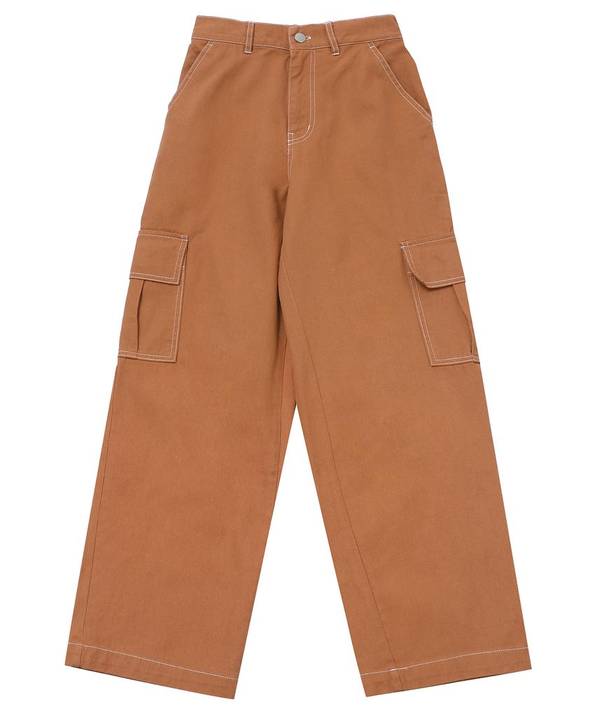 ANDTHEOTHER Camel-Colored Cargo Pants