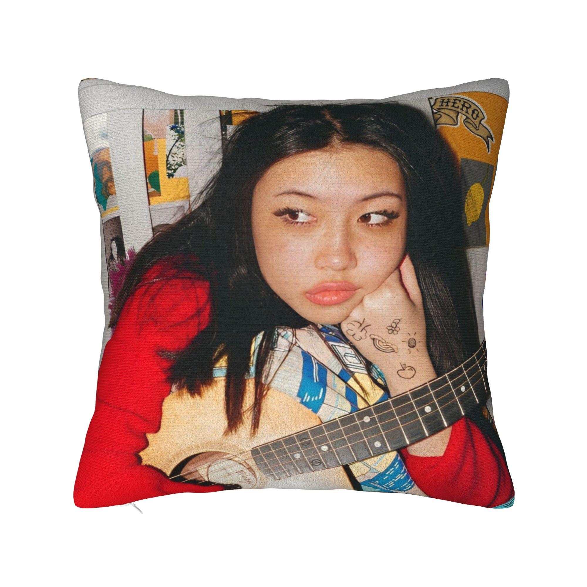 Наволочка Beabadoobee Мягкая Полиэстеровая Наволочка для Подушки Декор Наволочка для Подушки Домашняя Квадратная 45*45см 30cmx30cm