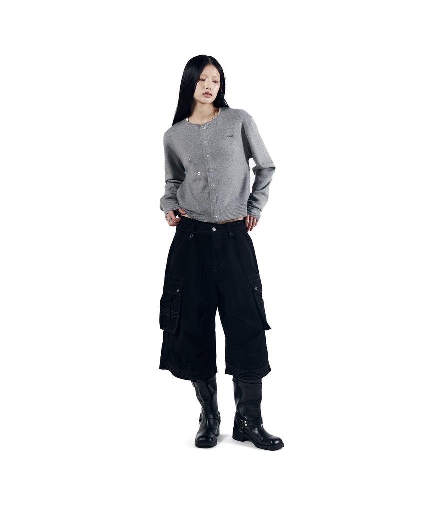Aakam Granny Moddable Cardigan (Gray)