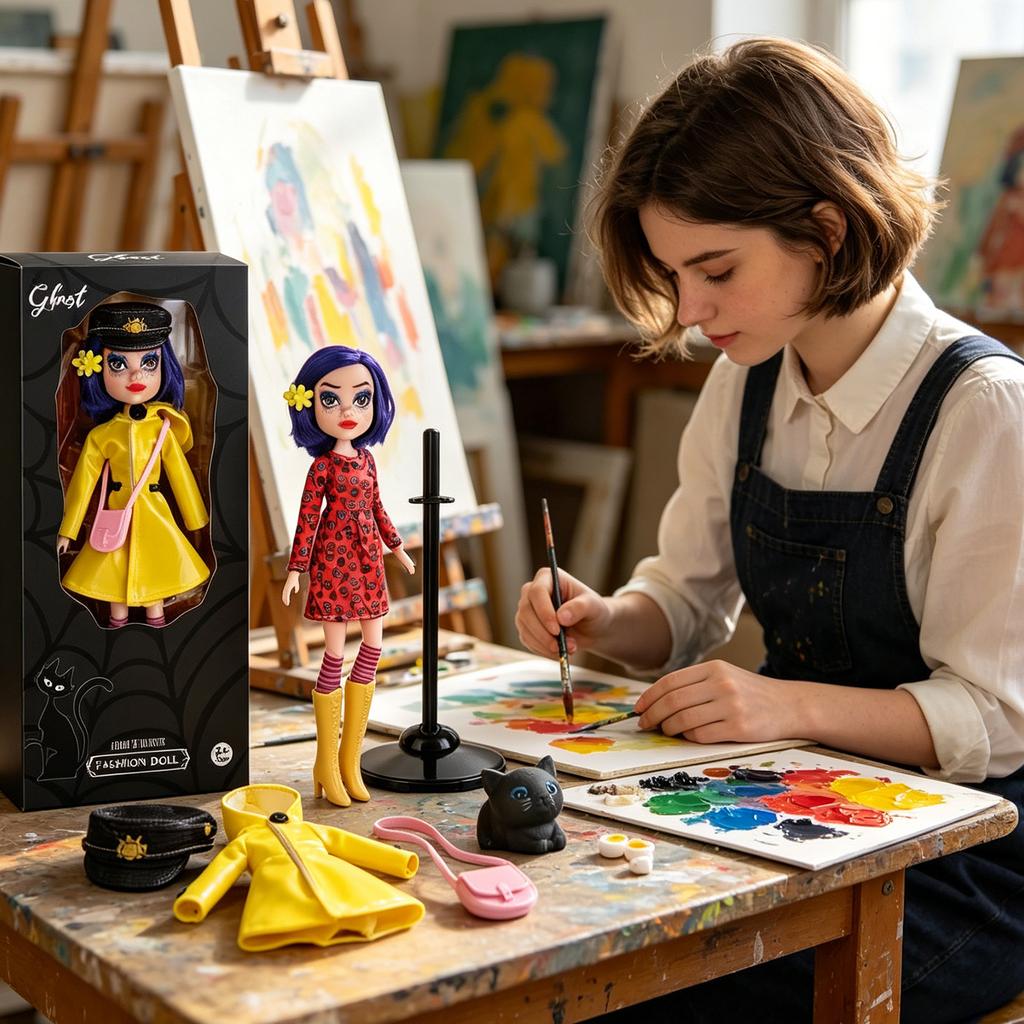 Fashionable Plastic Doll Figures Unique Fashion Clothing And Colorful Hairstyles To Create Perfect Gifts For Children