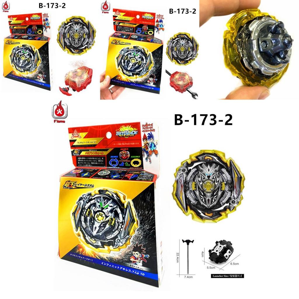 Beyblade Burst Superking B-173-02 Infinite Achilles 7 Loop 1d Shield With Launcher