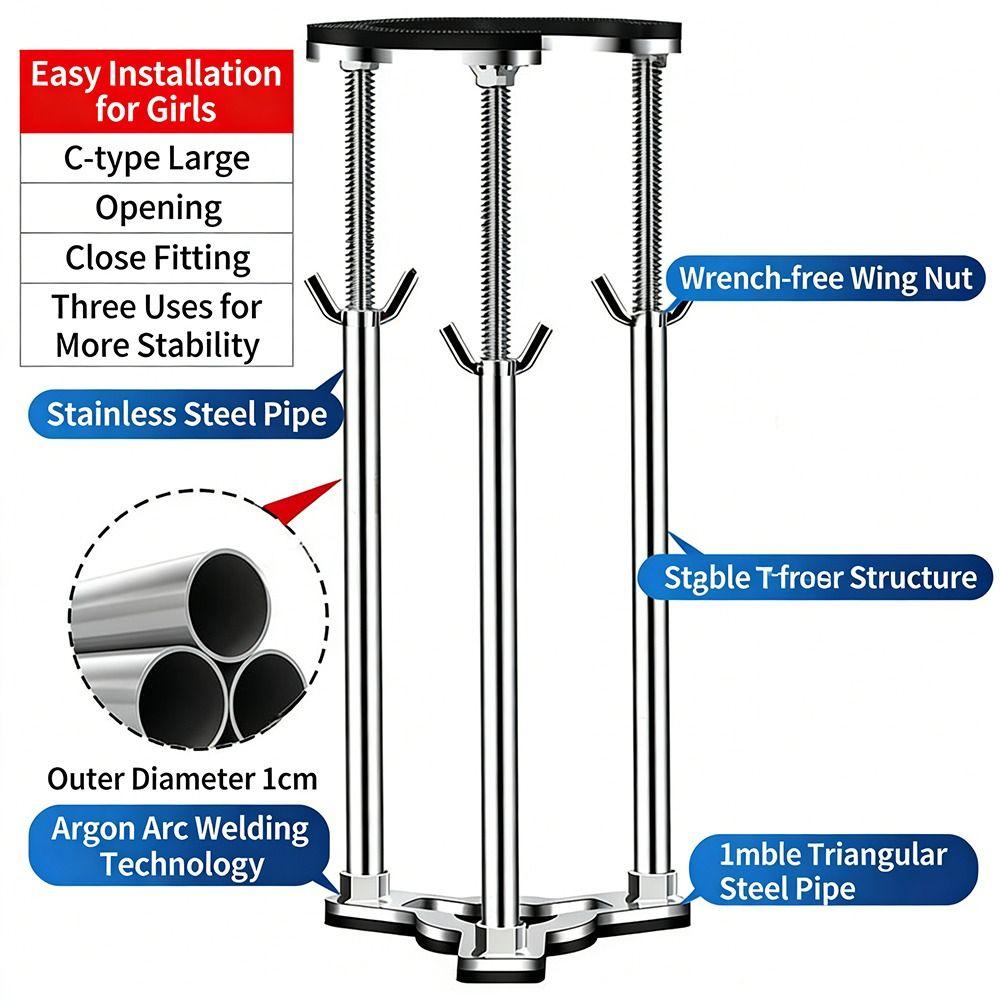 Stainless Steel Undermount Sink Supports Multifunctional Adjustable Bottom Installation Support Long-Lasting Durability