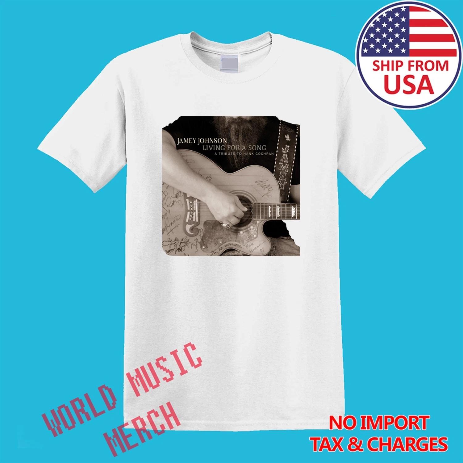 JAMEY JOHNSON Living For A Song Men s White Size S-5XL 2XL