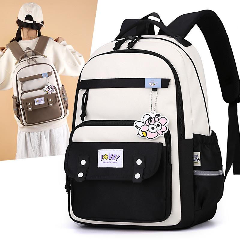 Stylish Unisex Nylon Backpack For School And Outdoor Activities In Vibrant Colors