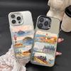 Island Scenery Applicable Apple 11PROMAX Mobile Phone Case iPhone11 Light Luxury 11 Anti-drop 11 Soft Case 11 Illustration