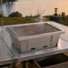 Folding Coal Grill Compact Stainless Steel Easy To Set Up for Outdoor Meal