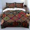 Bohemian Mosaic Pattern Bedding Set Bedding Set (1 Duvet Cover, 2 Pillowcases, Duvet Not Included)