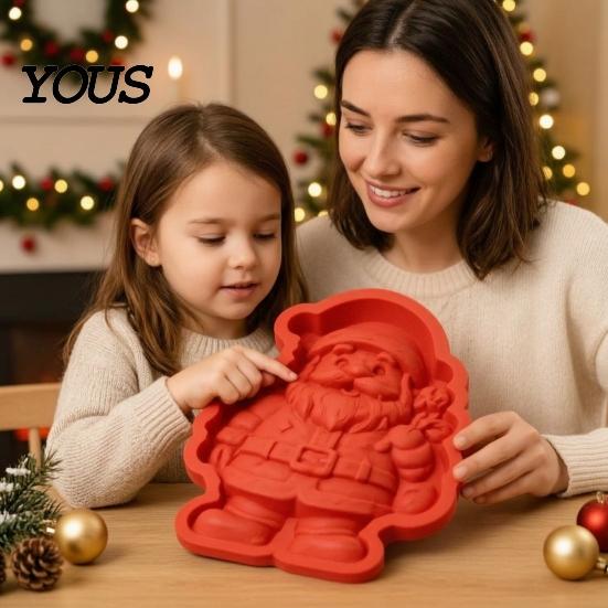 Resin Art Supplies for Beginners Christmas Stepping Stone Mold, Silicone Tree Santa Wreath Gingerbread Man Design, Handmade Gift Creation Tool