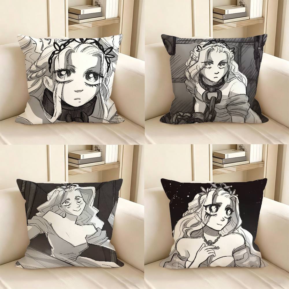 1pc S-Slay The Princess Pillow Case Fashion Square Pillowcase Bedroom Sofa Room Ins Decoration Leisure