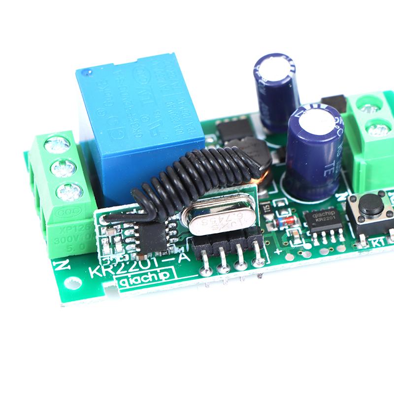 433 Mhz AC 110 V 220 V 1Ch bezprzewodowy moduł zdalnego sterowania moduł odbiornika Rf