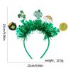 Cross-Border for St Patrick's Day Shamrock Irish Guardian Carnival Party Unisex Handmade Decorative Headband