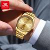 OPK 6027 Watches For Men Stainless Steel Quartz Watch Zircon Scale Wristwatch Waterproof Luminous Automatic Watch Reloj Hombre