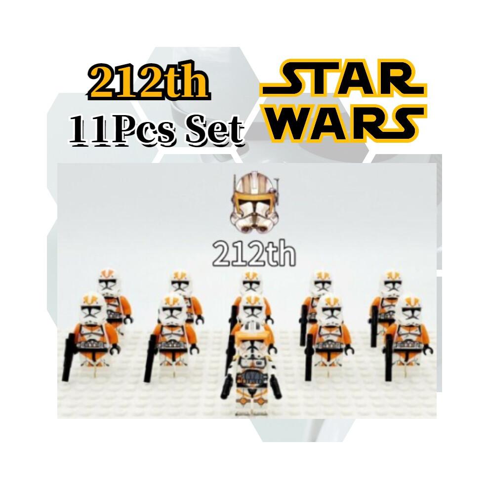 11pcs Star Wars Clone Troopers Minifigures Building Blocks Diy Toys Gifts Kids