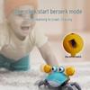 Rechargeable Crawling & Dancing Crab Toy with Lights and Music