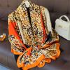 180*90cm muffler fashion Luxury Brand Scarf Women New Style Fashion Color Matching Print Silk Lady Popular Headcloth Beach Shawl
