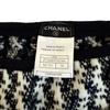 CHANEL P24448V01744 fringe wool skirt white wool Used
