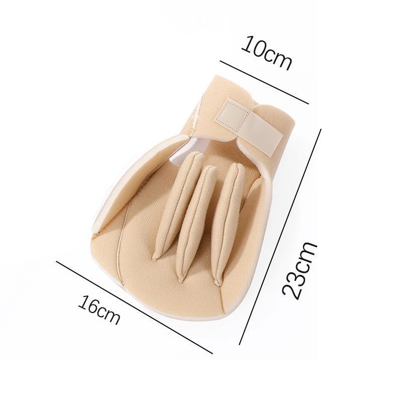 Padded Finger Separator Glove Pressure Relief Hand Contracture Pad Adjustable Palm Protector Ergonomic Fit For Elderly
