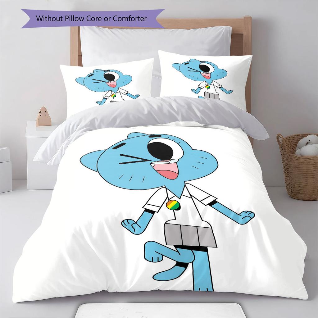 Nicole Watterson Pattern Bedding Home Decoration Birthday Gift ( 1 Duvet Cover + 2 Pillowcase, Without Core),fan Merchandise.
