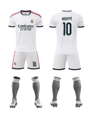 26-27 27 Il bianco del Real Madrid N. 10 Maglia da Calcio Abbigliamento per Bambini Set per Adulti Taglia 16-2XL