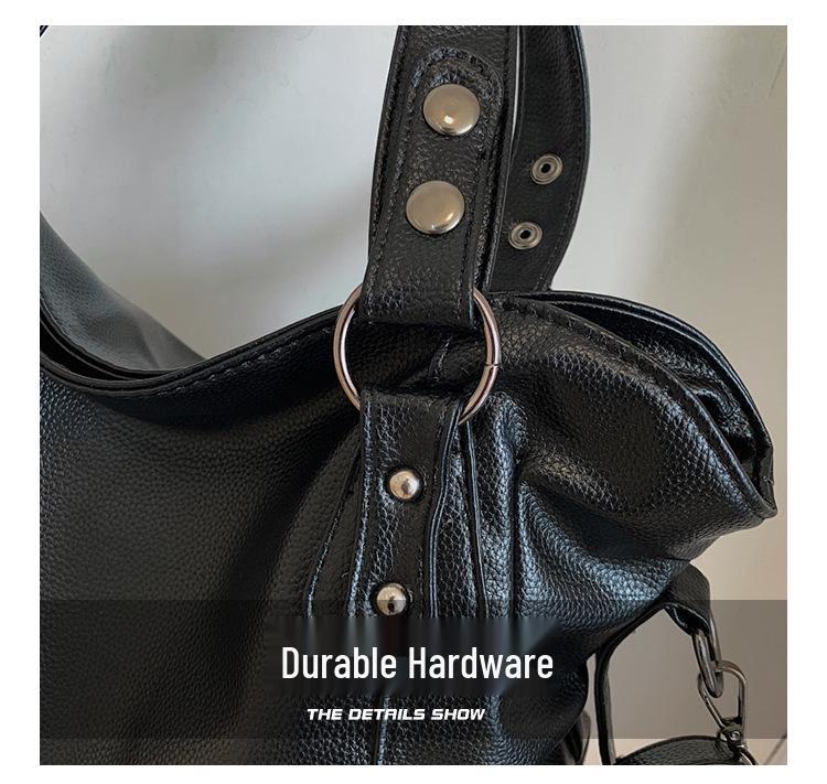 2025 New Women's Crossbody Tote - Large Capacity, Soft Leather, Simple Commute Shoulder Bag