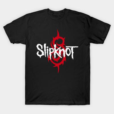 Taille asiatique Coton Unisexe T-shirt Imprimé T-shirt Slipknot Impression sans découpe Coupe Regular