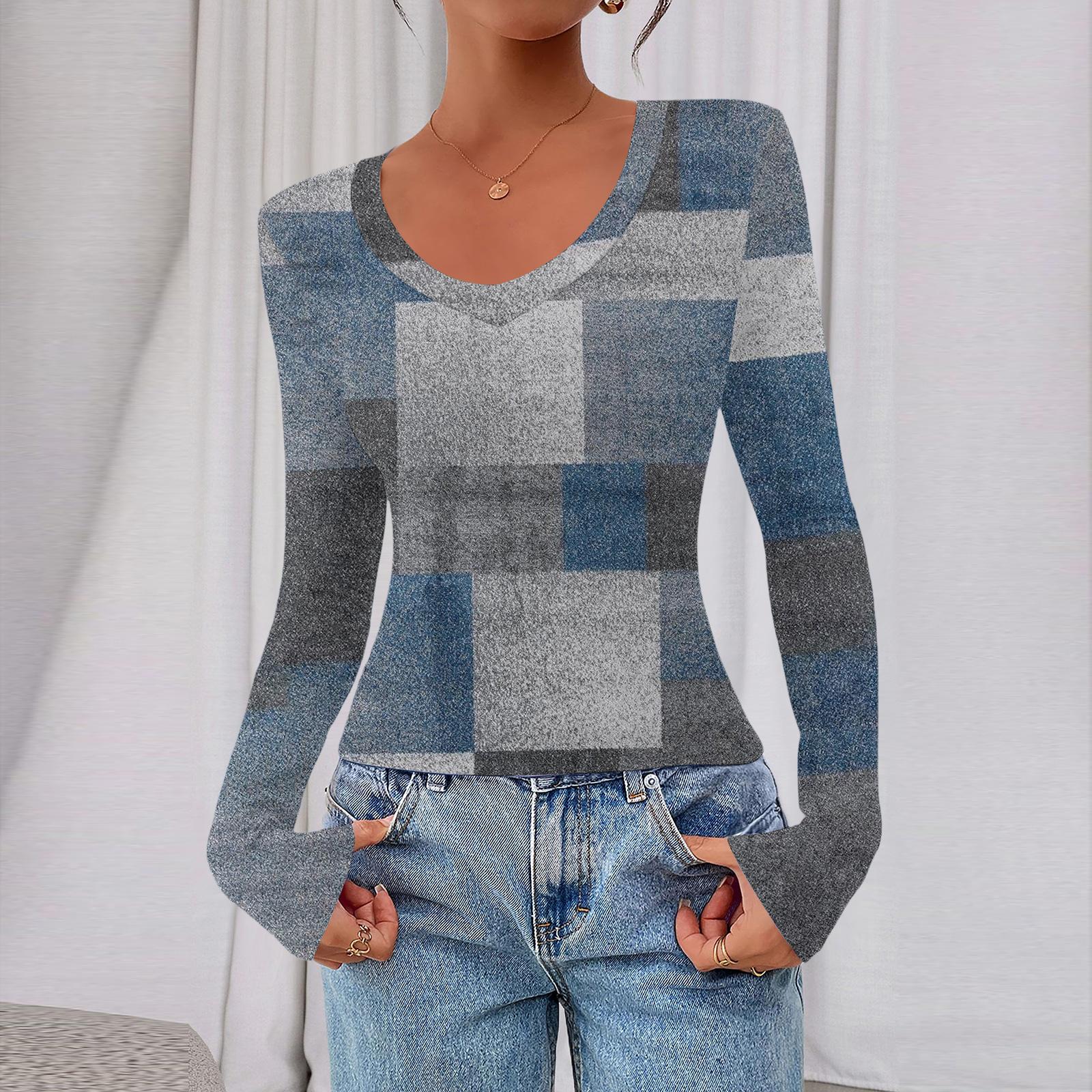 

Women s Casual Fashion Deep V Neck Slim Fit Cropped Floral Print Outing Top XXL