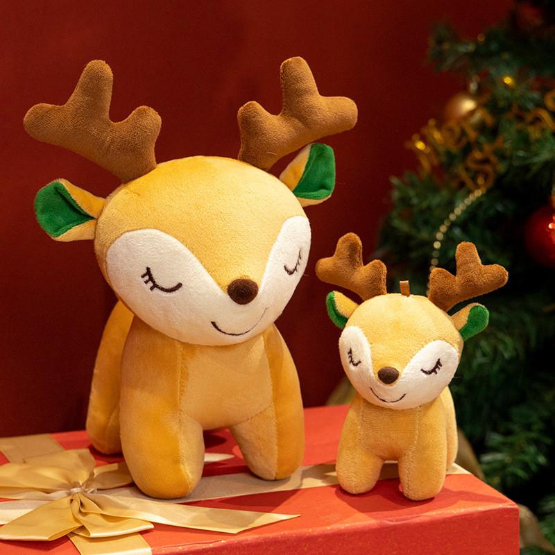 Series Dolls Christmas Bear Xmas Tree Gingerbread Man Deer Plush Toy Decoration