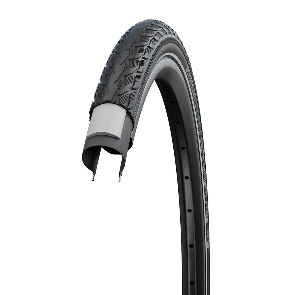 SCHWALBE Delta Cruiser Plus Black Reflex 700x28C Urban Tire