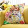 pc Love Live Animated Series World Various Sizes Square Pillow Case For Car Home Bedchamber Decor