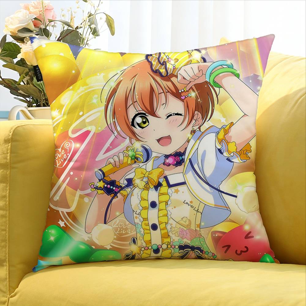 pc Love Live Animated Series World Various Sizes Square Pillow Case For Car Home Bedchamber Decor