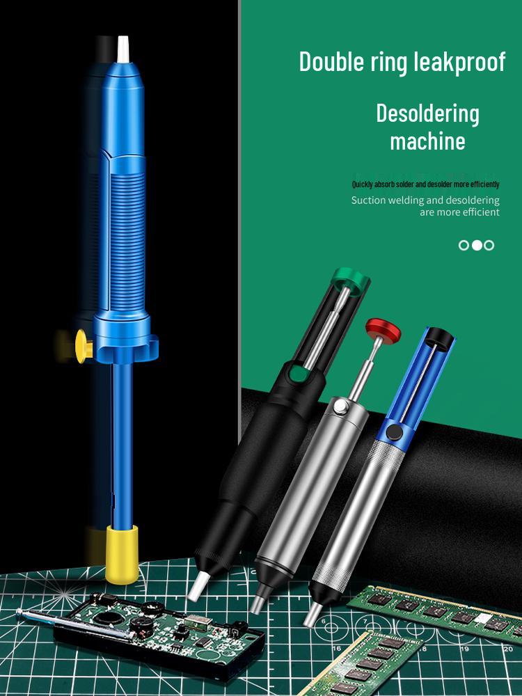 Automatic Rebound Solder Sucker: Manual Vacuum Tin Pump with Strong Suction for Desoldering