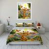"Cartoon Giraffe Nursery Decor Set" Soft Comfortable Duvet Cover Bedding Set Included 1*Duvet Cover & 2*Pillowcases, Gift