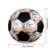 Soccer Ball Colorful Machine Stitched PVC Size 5 Team Training Competition Ready Durable High-Bounce Cool Sports Gift