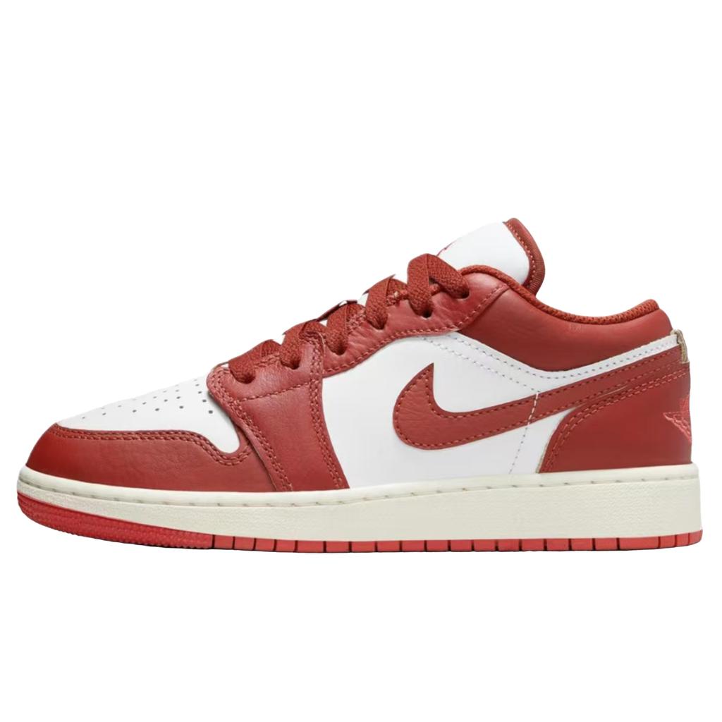 Jordan Air Jordan 1 Wedding Shoes Cushioning Abrasion Resistant Cushioning, Wear Resistant Low top FJ3465-160(Team318-)