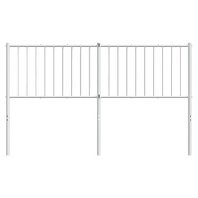 Replacement Headboard Metal White 160 Cm