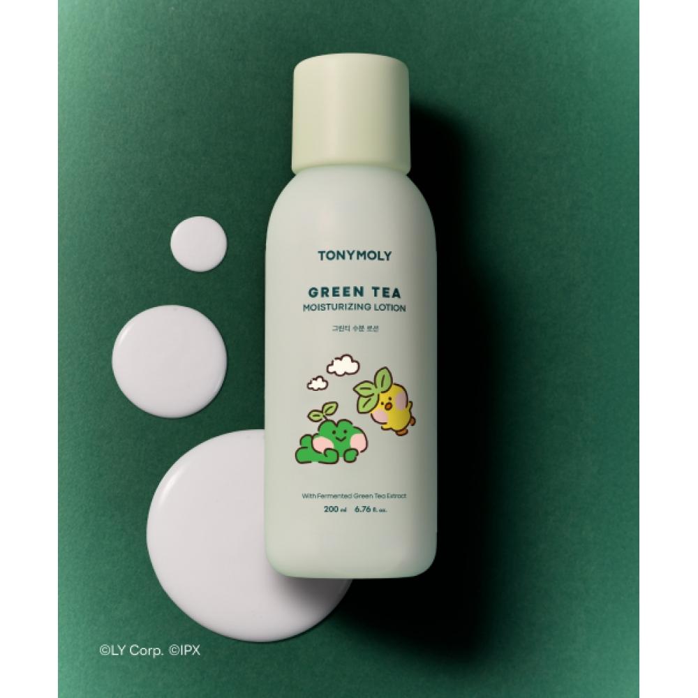 Tonymoly [minnie Edition] 3 Types Of Green Tea  Toner+lotion+moisture Cream 