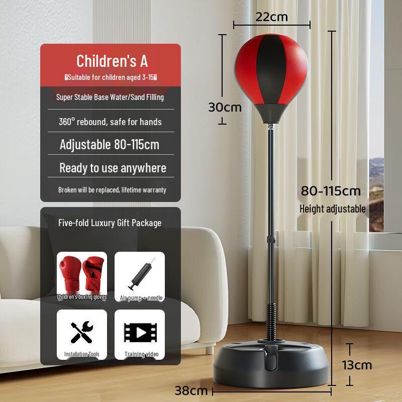 Jianli Kids' Home Boxing Speed Bag & Tumbler Trainer
