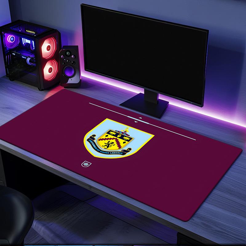 Football Club Burnley Mouse Pad, Rubber Base, Mouse Pad for Gamers and Office Use, Gaming Desk , Easy To Clean Mat Christmas Fan Gifts
