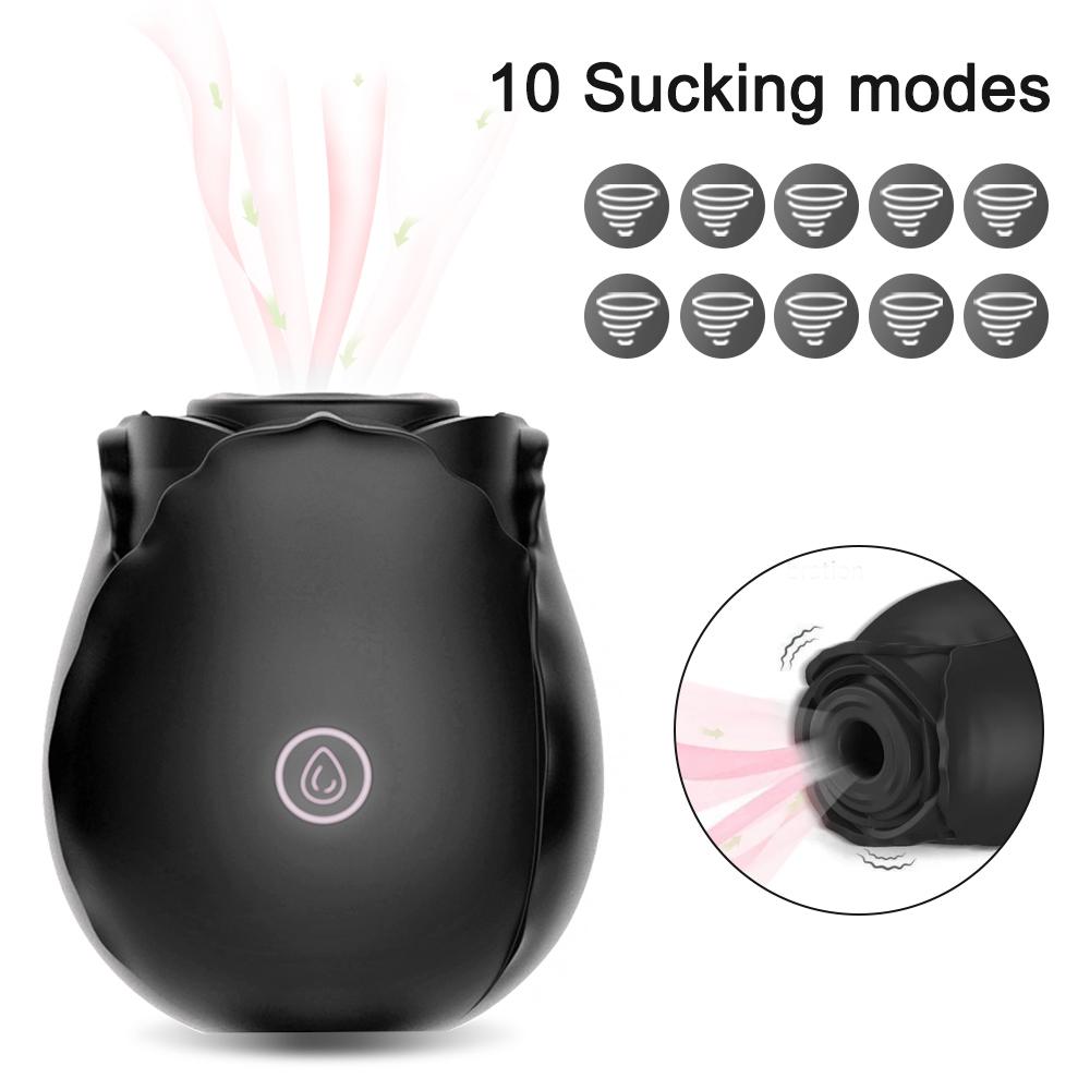 Rose Sex Toys For Woman,Rose Sucking Virbrator For Women,Clit Sucker Clitoral Stimulator For Women