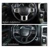 Steering Wheel Frame Cover Trim Decoration for Dodge Ram 2010-2017 Carbon Fiber