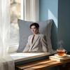 actor Cha Eun Woo Cushion Cover Cushion Cover Set  50x50 45x45 40x40 Pillowcase Decorative Sofa Home Decor