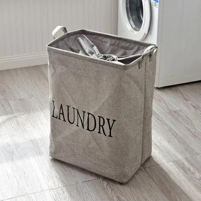 Velký koš na prádlo na špinavé oblečení skládací koš na prádlo koupelnový organizér organizace domácnost bavlněná taška příslušenství