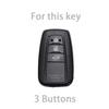 AUTO Leather TPU Car Key Cover Case Shell Fob For Toyota Prius Camry Corolla C-HR CHR RAV4 Prado 2018 Accessories