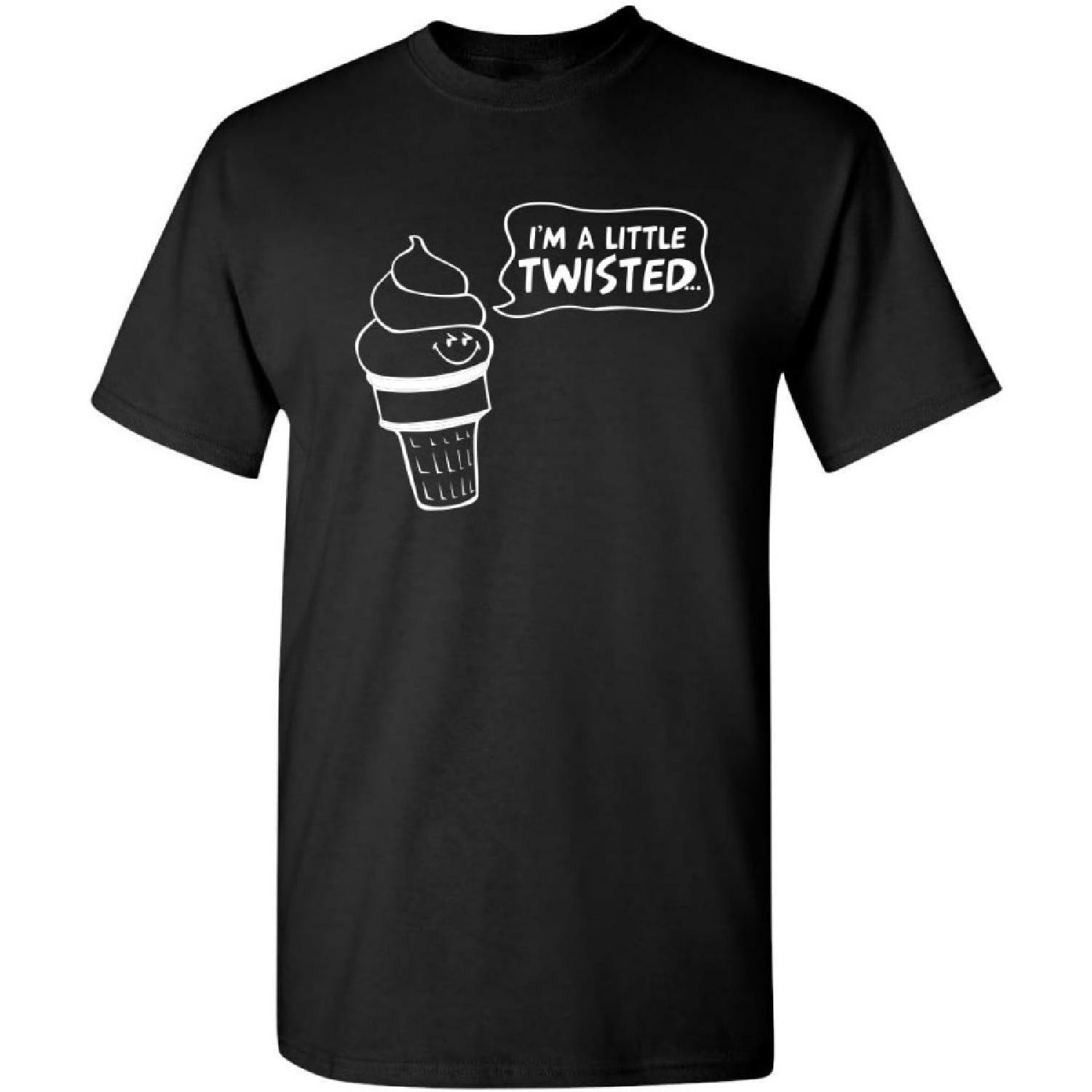 I m A Little Twisted Humor Graphic Novelty Sarcastic Funny T Shirt XXXXXL разноцветный