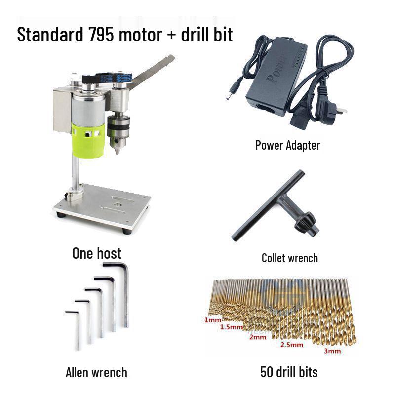 High-Precision Desktop Drill Press for Watch Repair - Variable Speed Electric