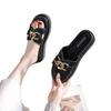 Thick bottom Internet celebrity slippers women's summer wear fashion ins wind super fire 2025 new casual chain non-slip sandals