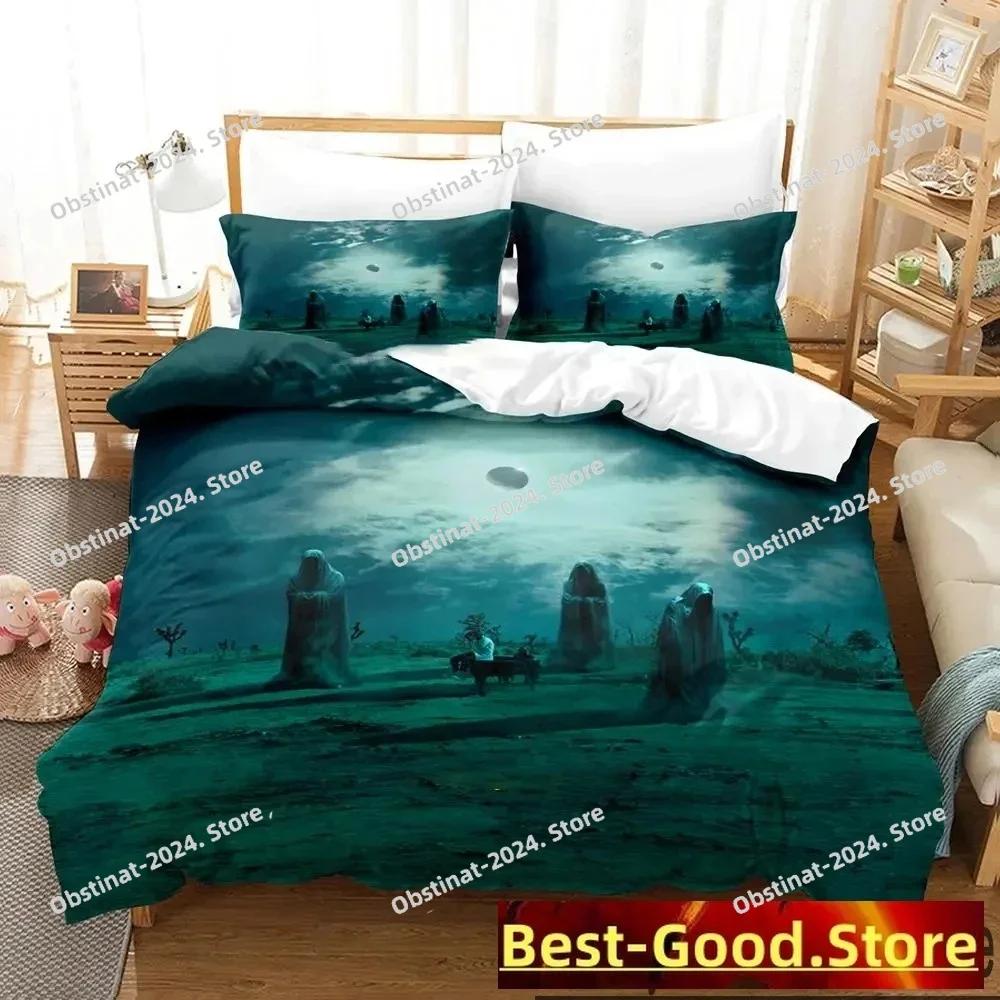 3D Yeat Rapper Bedding Set Duvet Cover Full Queen King Size Pillowcase Bed Printed Bed Set Aldult Kid Bedroom Single Twin