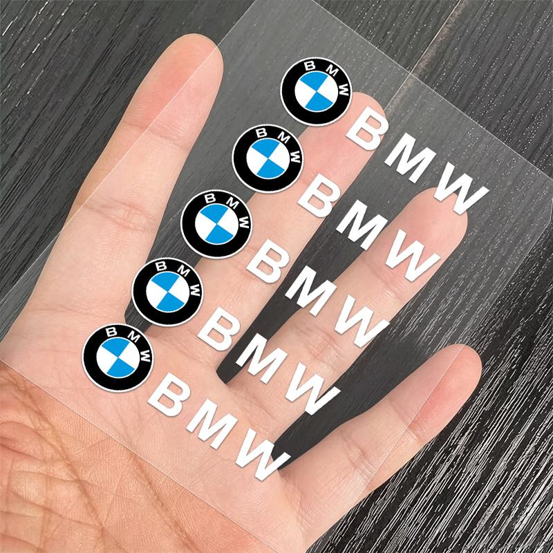 BMW Logo Fashion New Car Emblem Decorative Stickers Decorative Sticker For BMW M X3 X5 E46 E90 E60 F10 F30 Auto Accessories AW3