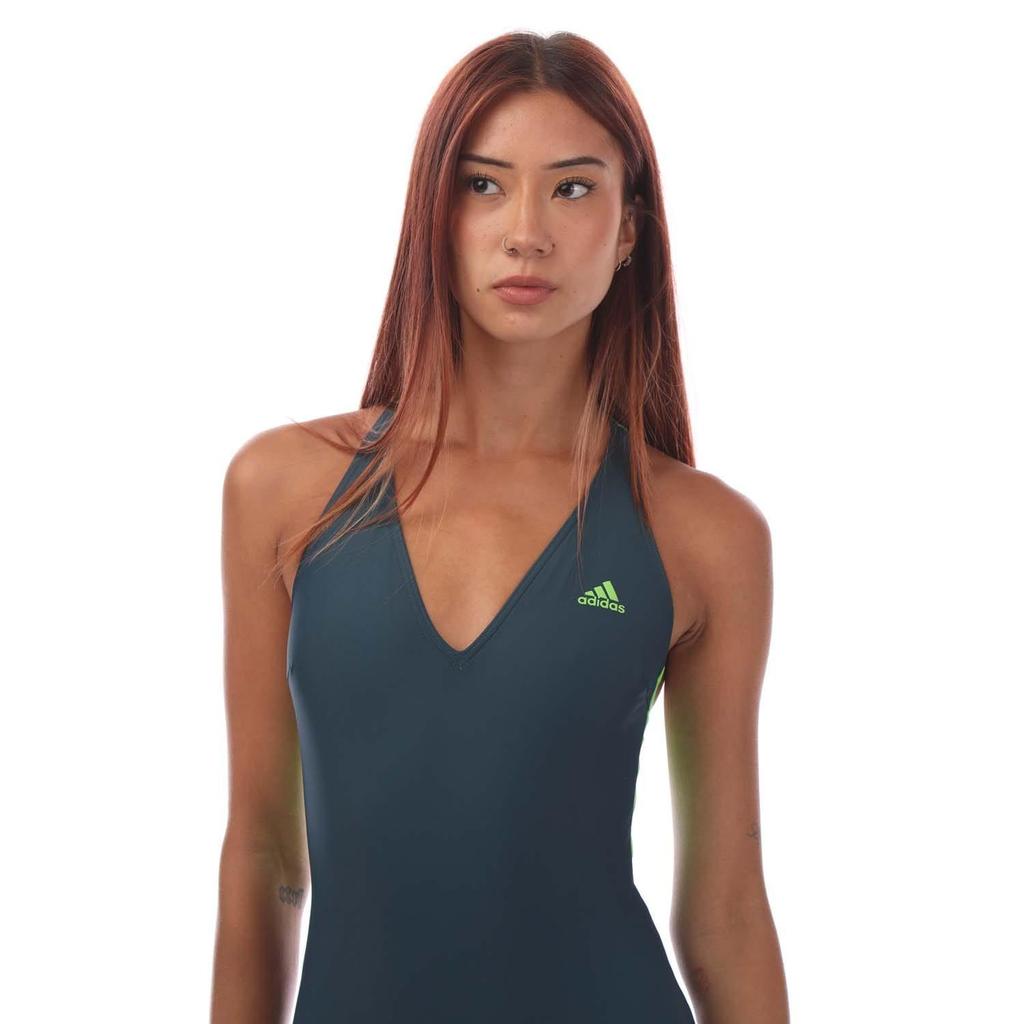 Adidas Womens/Ladies 3 Stripes One Piece Swimsuit